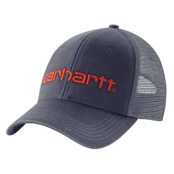 MEN'S CANVAS MESH BACK LOGO GRAPHIC CAP