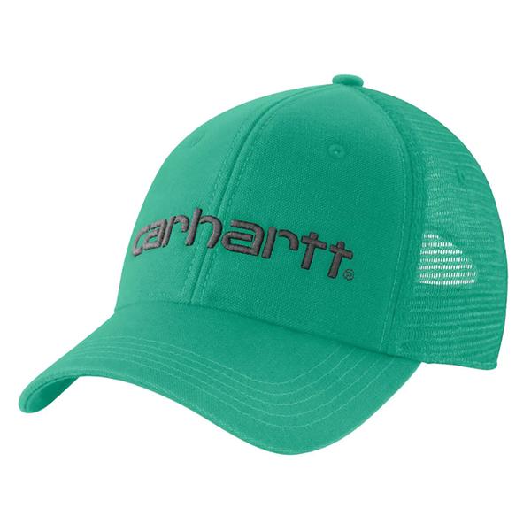 MEN'S CANVAS MESH BACK LOGO GRAPHIC CAP G81/SEAGREEN