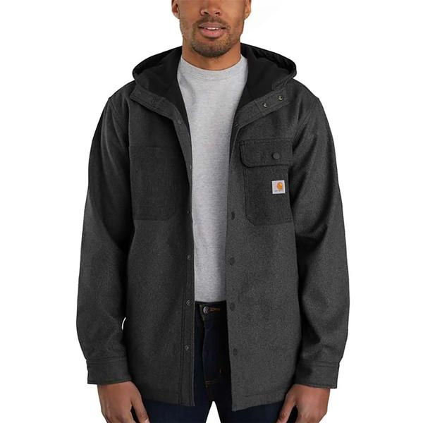 RAIN DEFENDER® RELAXED FIT HW HOODED SHIRT JAC