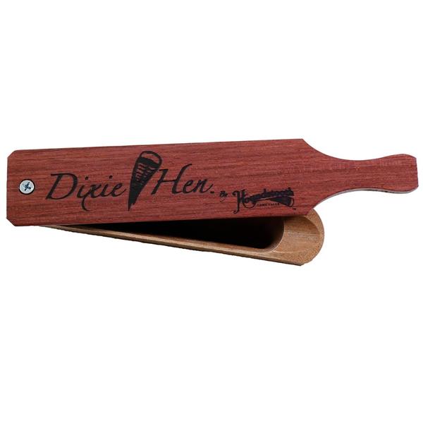 DIXIE HEN BOX MAHOGANY/PURPLE HEART LID