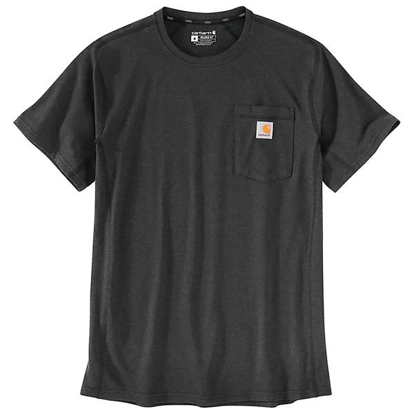 MENS FORCE RELAXED FIT MW S/S PKT TEE CRH/CARBONHEATHER