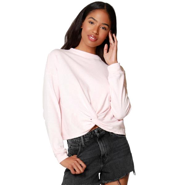 TWIST FRONT CREWNECK L/S