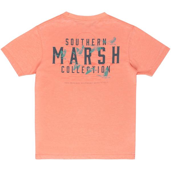 YOUTH SEAWASH ETCHED FORMATION TEE PCH/PEACH