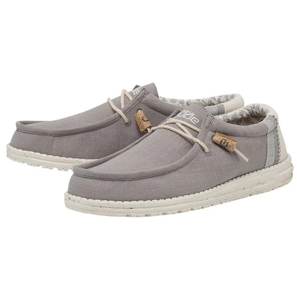 WALLY LINEN NATURAL GREY