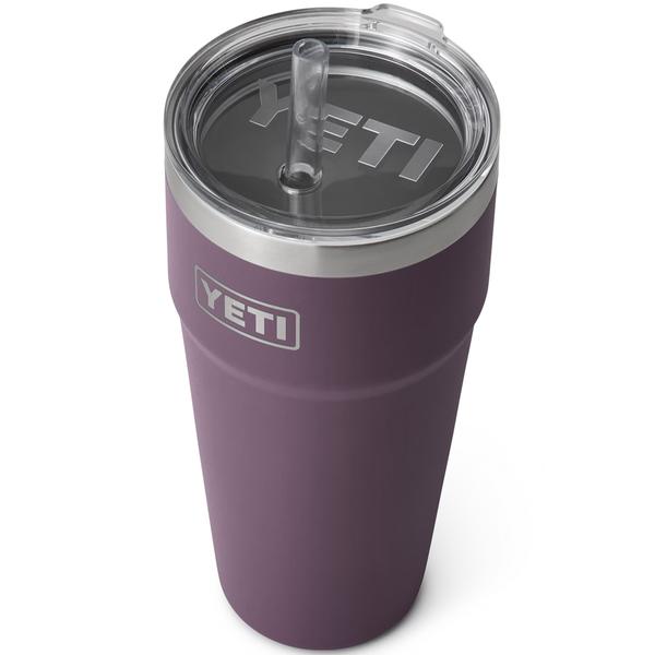 RAMBLER 26OZ STRAW CUP NORDIC PURPLE