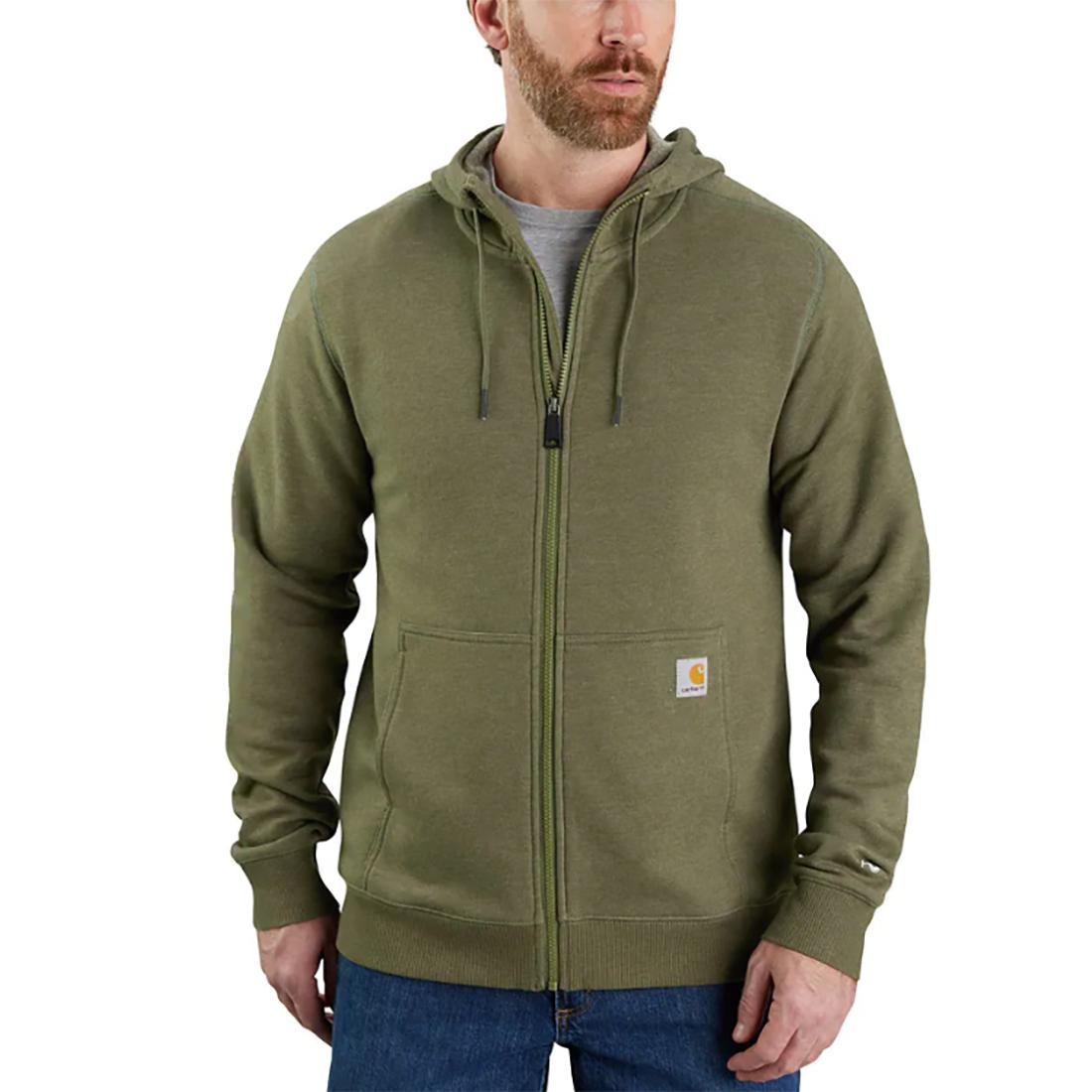 Men's Force Relaxed Fit Lightweight Full- Zip Sweatshirt