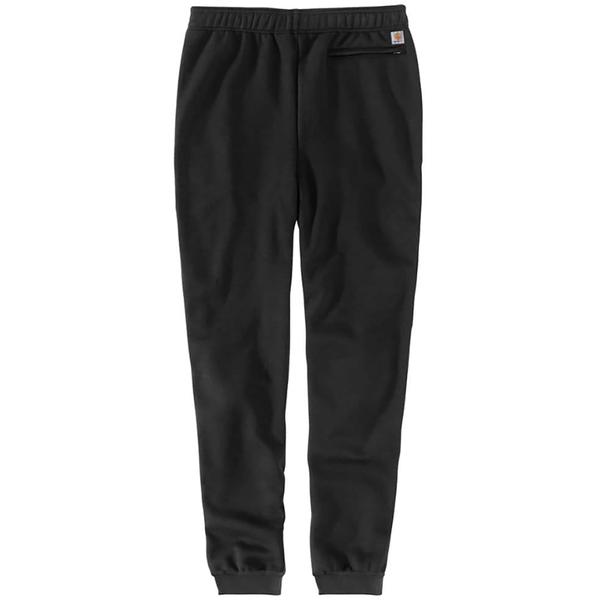 MEN`S RELAXED FIT MIDWEIGHT TAPERED SWEATPANT BLK/BLACK