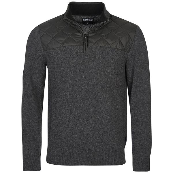 ESSENTIAL DIAMOND QUILT HALF-ZIP