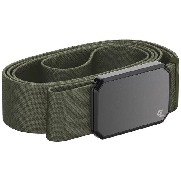 GROOVE BELT OLIVE/GUNMETAL