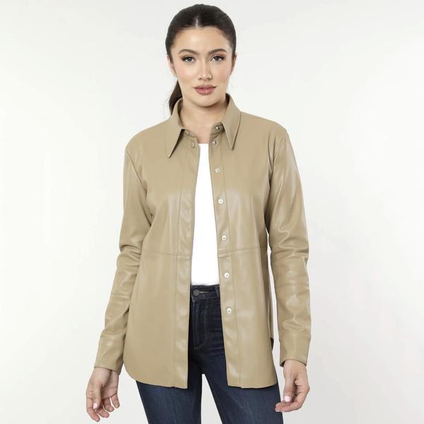 Vegan Leather Shirt
