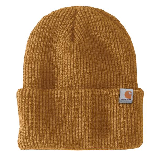 MEN'S KNIT INSULATED WAFFLE BEANIE 211/CARHARTTBROWN