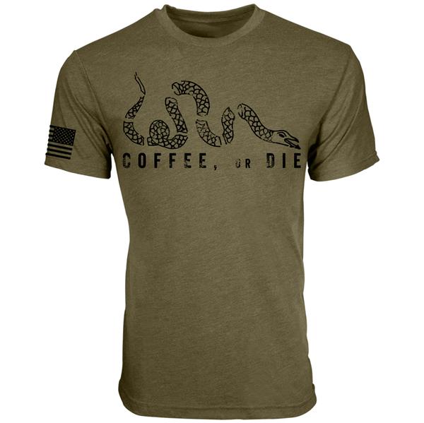 ``COFFEE OR DIE`` S/S TEE