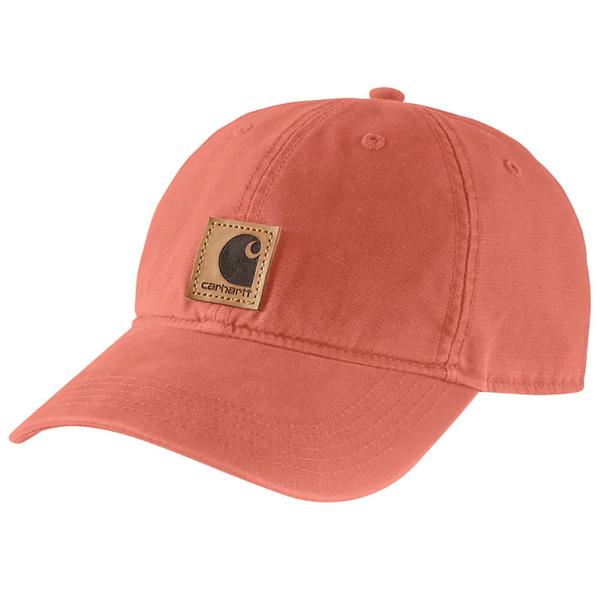 MEN'S CANVAS CAP Q53/TERRACOTTA