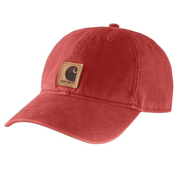 MEN'S CANVAS CAP R64/CHILIPEPPER