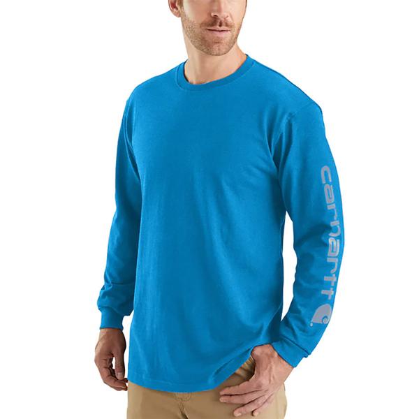 MEN`S SIGNATURE SLEEVE LOGO L/S T-SHIRT