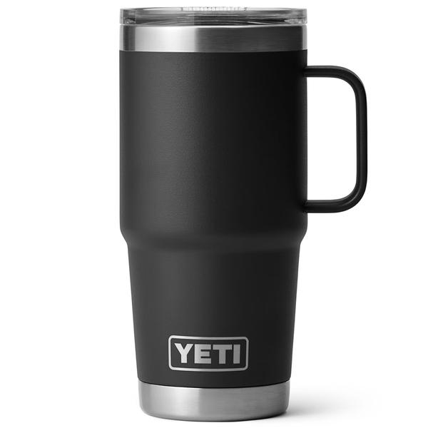 RAMBLER 20OZ TRAVEL MUG BLACK