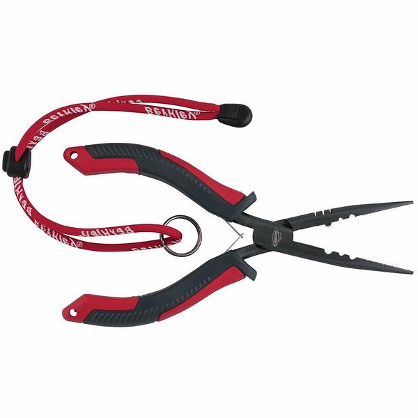 6`` XCD STRAIGHT NOSE PLIERS RED/GRY/BLK