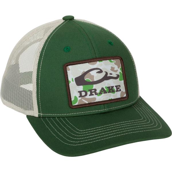 OLD SCHOOL PATCH MESH BACK CAP DGO/OLIVE