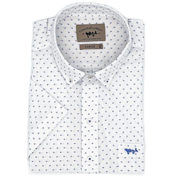 MEN`S CLASSIC SPORT S/S PRINT PERFORMANCE SHIRT