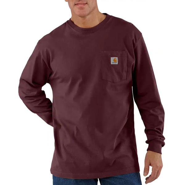 Workwear Long-Sleeve Pocket T-Shirt PRT/PORT