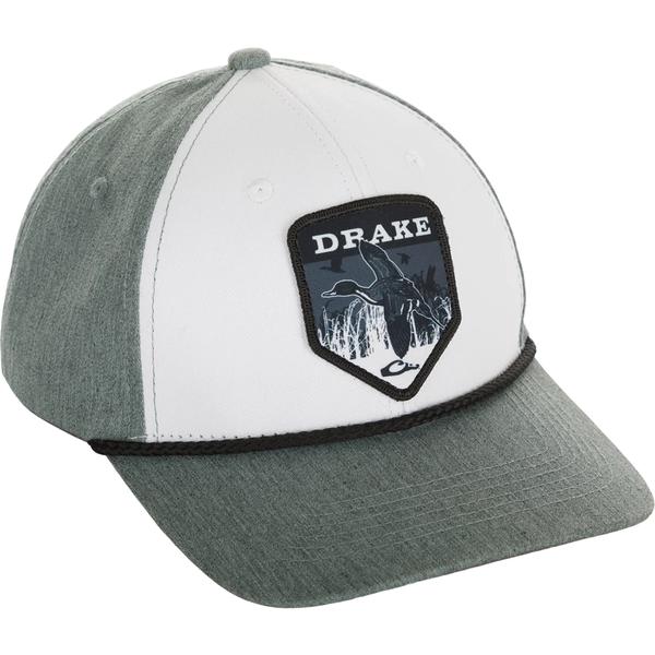 DRAKE IN-FLIGHT BADGE CAP CHH/CHARCOALHEATHER