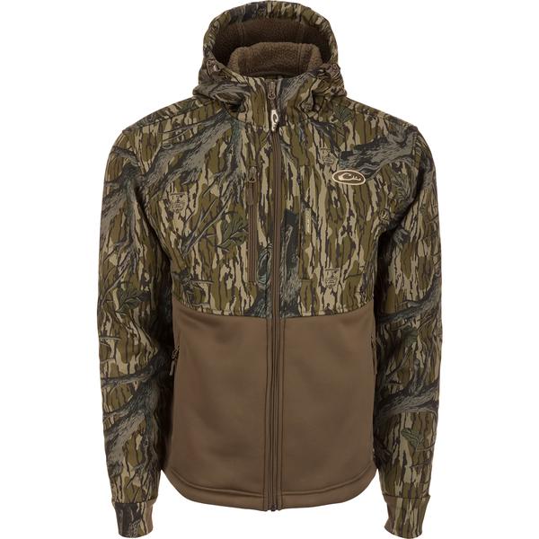 MST Hole Shot Hooded Windproof Eqwader Full Zip Jacket 032T/ORGTRSTND2TONE