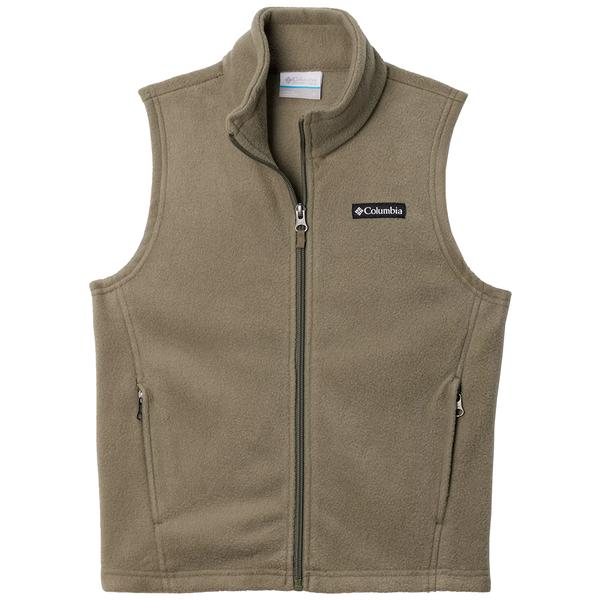 Boys STEENS MT FLEECE VEST 397/STONEGREEN