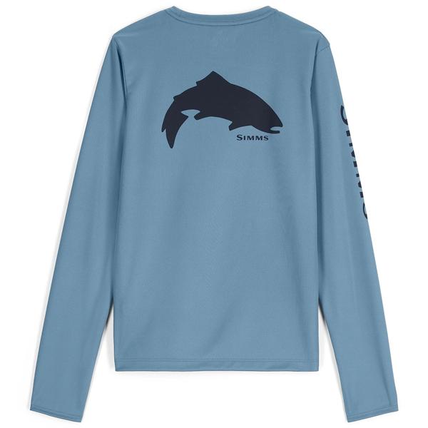 KID`S SOLAR TECH CREW NECK 1078/NEPTUNE/TROUT