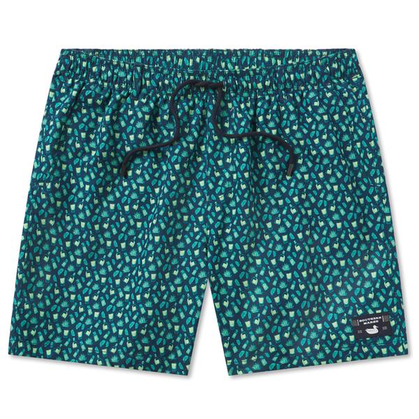 HARBOR SWIM TRUNK SALT AND LIME