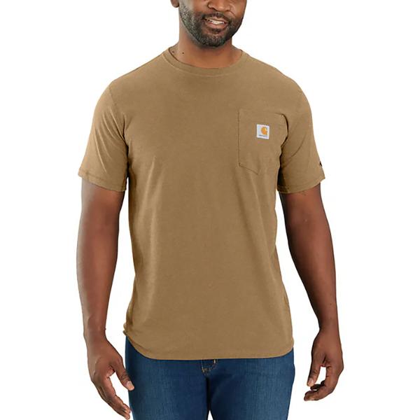 MEN'S FORCE RELAXED FIT MW S/S POCKET TEE BA0/SHADEDBEACHHTHR