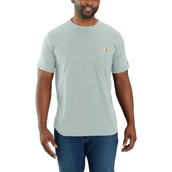 MEN'S FORCE RELAXED FIT MW S/S POCKET TEE E73/DEWDROP