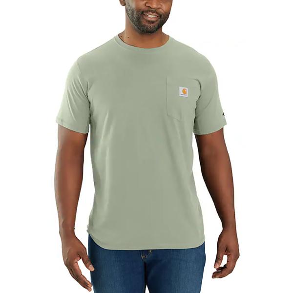 MEN'S FORCE RELAXED FIT MW S/S POCKET TEE GI7/SAGE