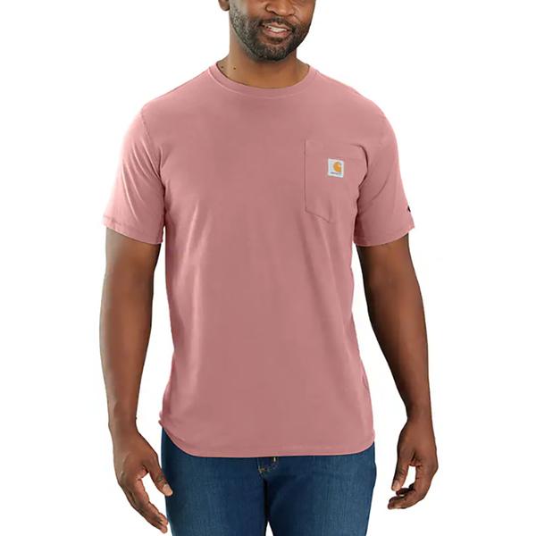 MEN'S FORCE RELAXED FIT MW S/S POCKET TEE P54/ROSETINT