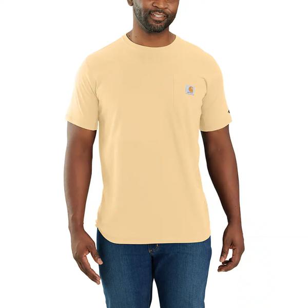 MEN'S FORCE RELAXED FIT MW S/S POCKET TEE Y50/GOLDENMIST