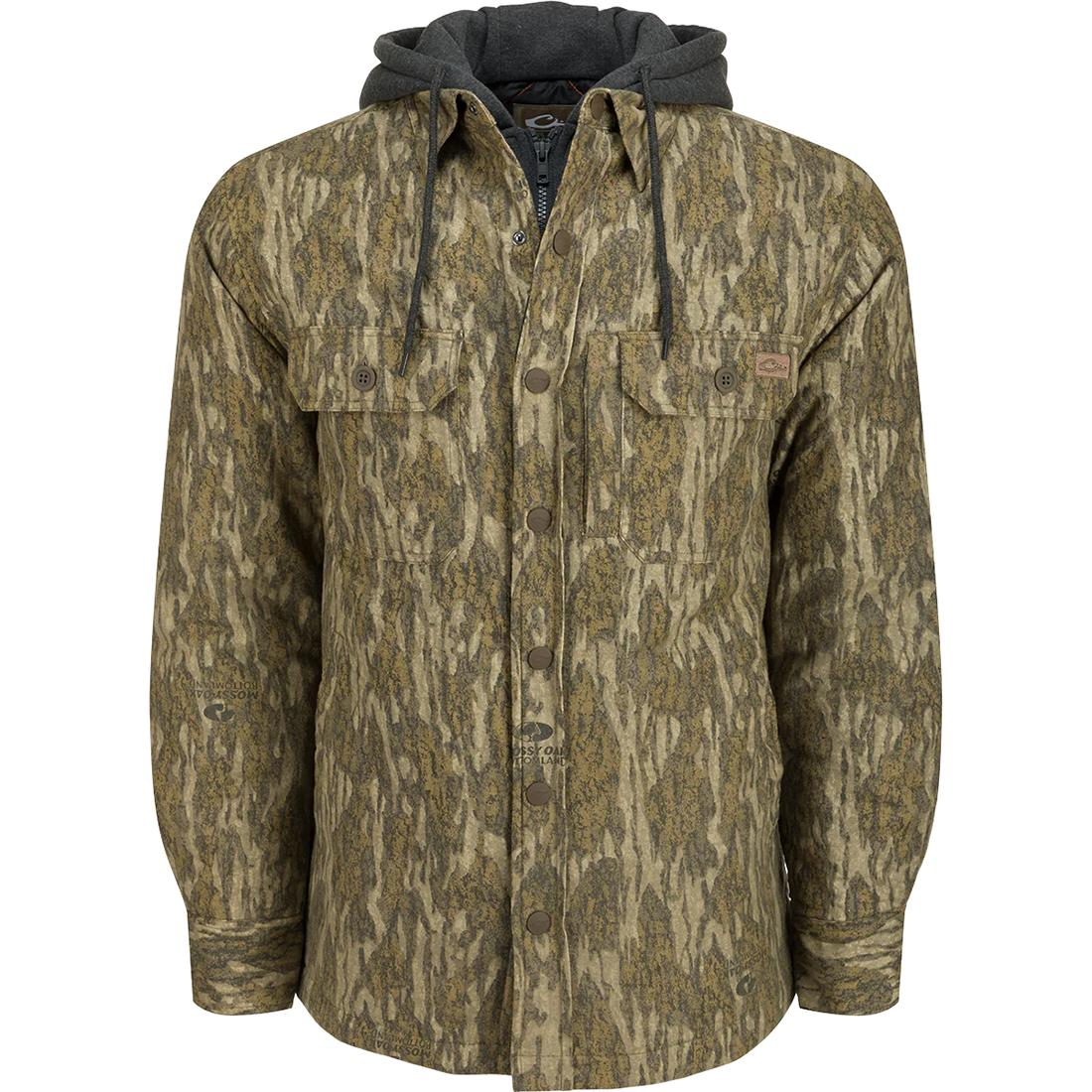 Drake Waterfowl THE CAMPFIRE FLANNEL HOODIE