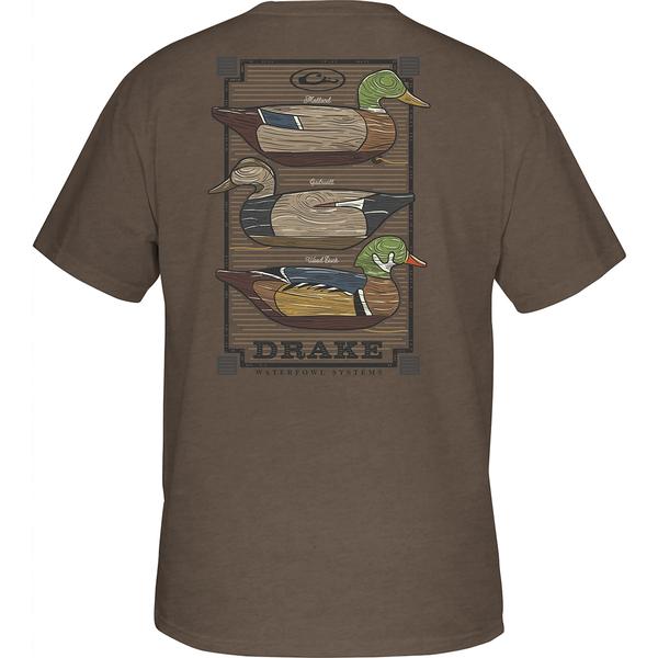 VINTAGE DECOY STACK S/S TEE WDH/WALNUTDARKHTHR