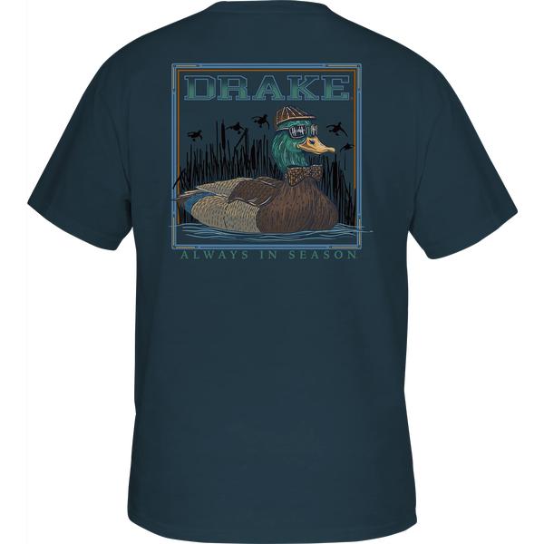 YOUTH MALLARD BOW TIE S/S TEE ORN/ORIONBLUE