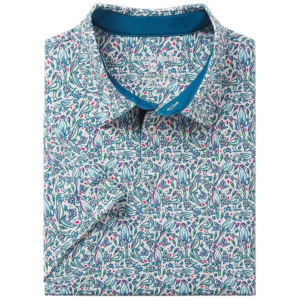 BIRDS OF PARADISE PRINTED POLO 1101/BIRDSOFPARADISE