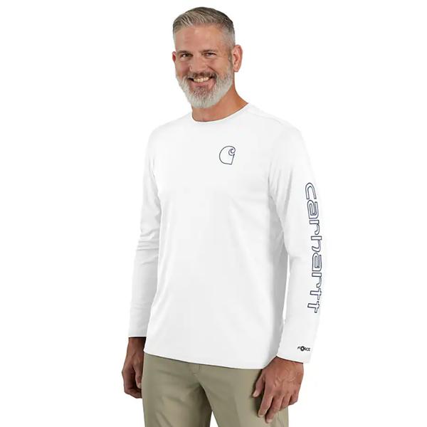 MEN'S FORCE SUN LW LOGO GRAPHIC TEE W34/WHITE/NAVY