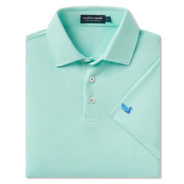 YOUTH VARISTY PERFORMANCE POLO ANTIGUABLUE