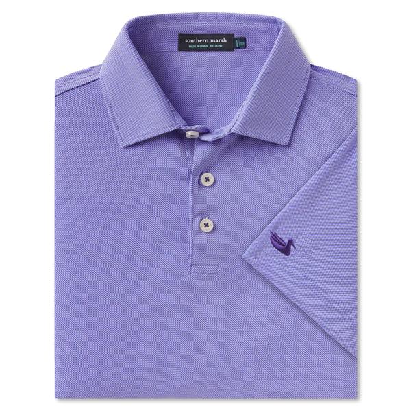 YOUTH VARISTY PERFORMANCE POLO INDIGO