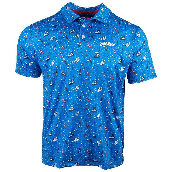 OLD ROW GOLF CART POLO BLUE