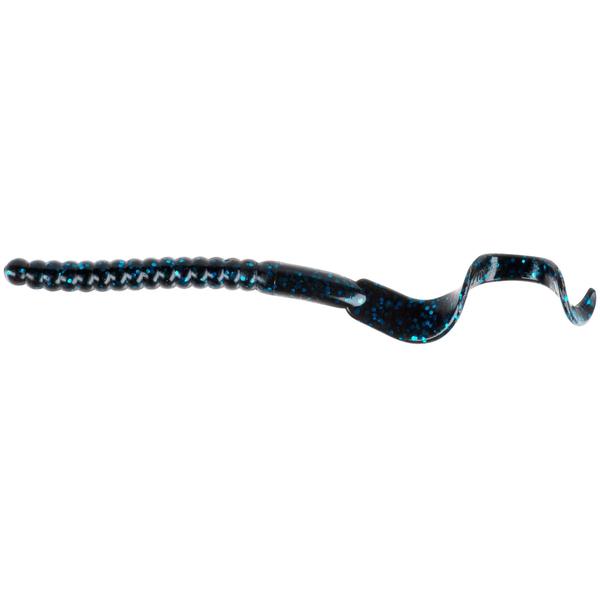 POWERBAIT 7`` POWERWORM BLACK BLUE FLECK