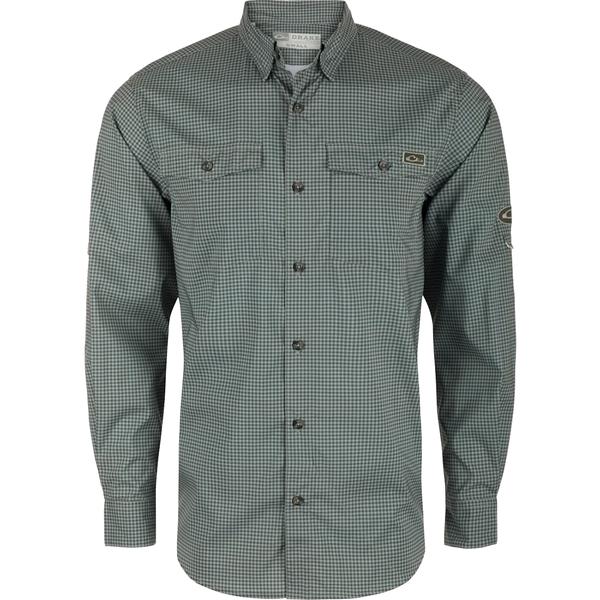 FRAT BD GINHAM CHECK L/S SHIRT DST/DKSHDWTONAL