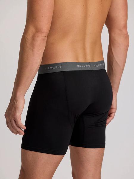 MEN`S BAMBOO COMFORT BOXER BRIEF 300/BLACK