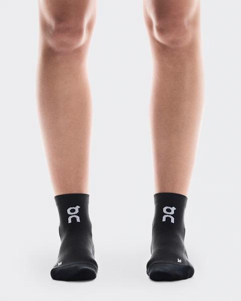 UNISEX CORE RUN SOCK MID 2 PACK BLACK
