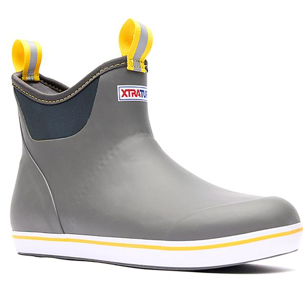 MENS 6`` ANKLE DECK SPORT BOOT 100/GREY/YELLOW