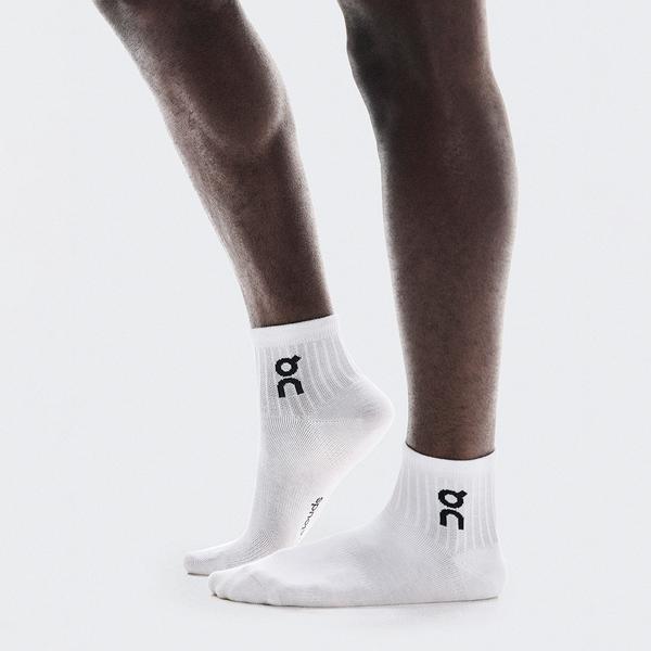UNISEX LOGO SOCK MID 3 PACK WHITE