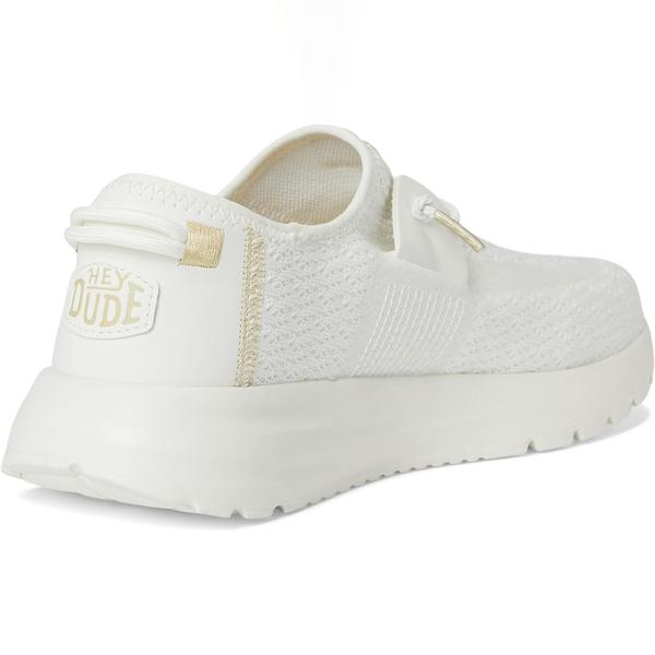 WOMENS SIROCCO CROCHET MESH 19B/WHITE/GOLD