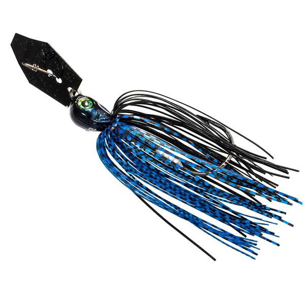 1/2OZ CHATTERBAIT ELITE EVO BLACK/BLUE